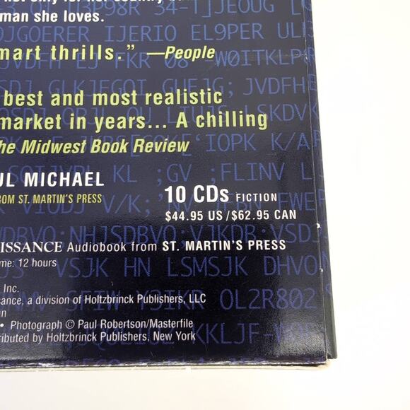 Digital Fortress 10 Compact Discs / CDs AUDIO BOOK Novel by Dan Brown - GUC - Picture 11 of 15